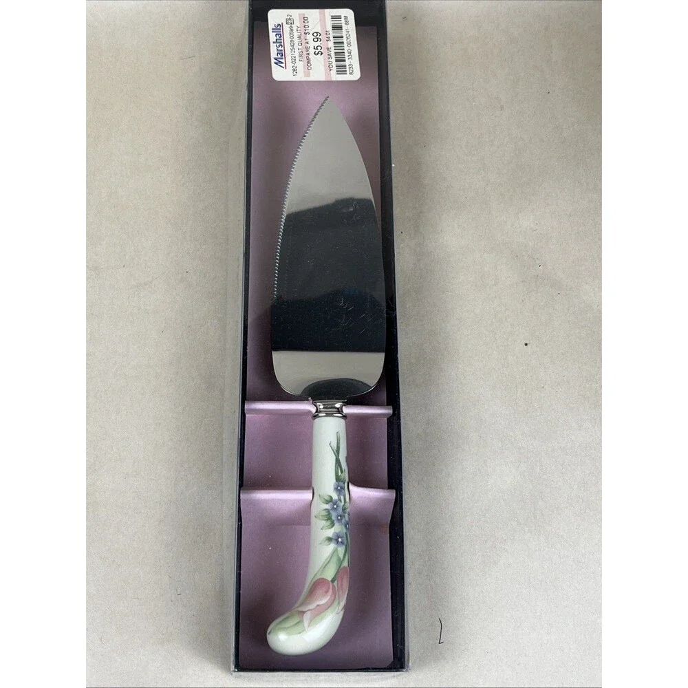 Rare NIB VTG Garden Party PFALTZGRAFF Stainless Cake Pie Server SheffieldEngland